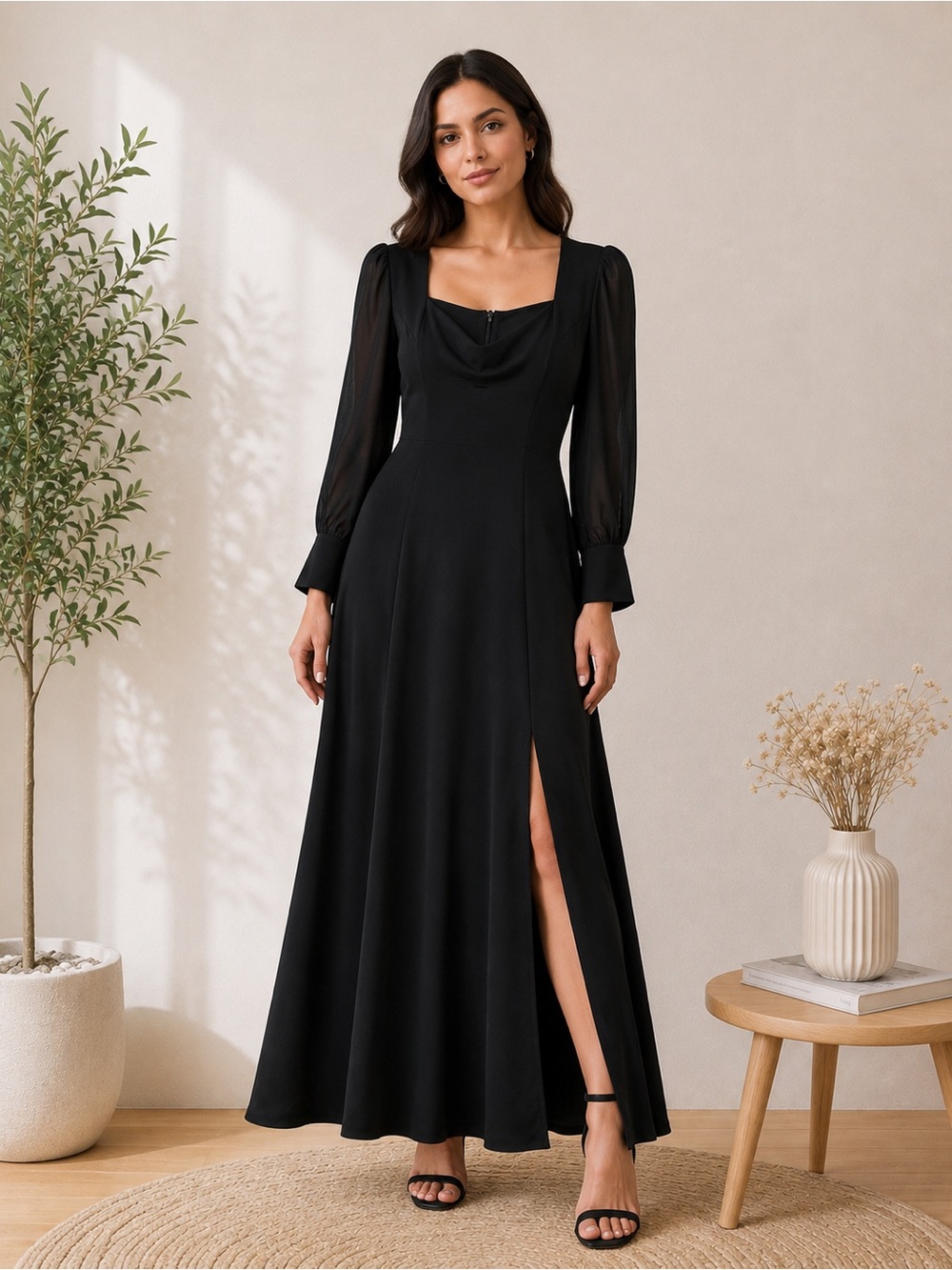 Alisa Pan Black Maxi Dress 4XL